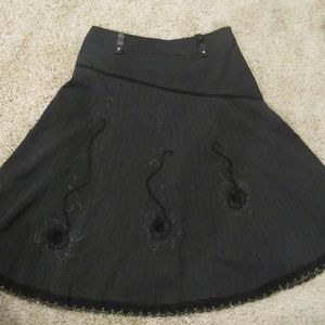 Fowear New York formal brown skirt size 8
